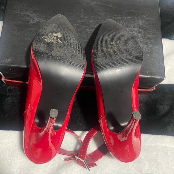 ❤️‍🔥👠Red Ankle Strap Pumps❤️‍🔥👠 - Picture 5 of 9